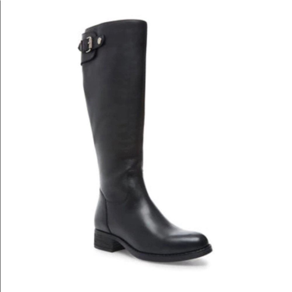 Steve Madden Edie Riding Boots-Black 8.5